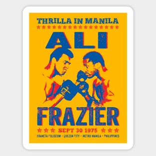 Thrilla in Manila Ali V's Frazier Vintage Magnet